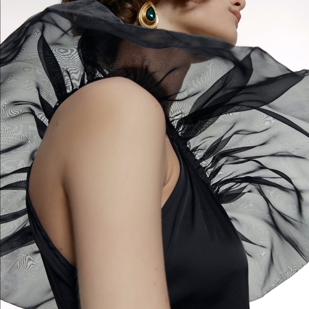 🆕 Organza Ruffle Dress - Picture 4 of 8